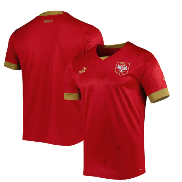 Serbia National Team Shirt 202223 Home World Cup Qatar Custom Jersey - Red