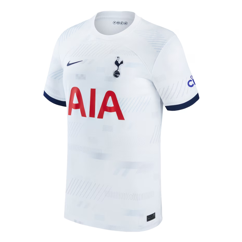 Son Heung-min 7 Tottenham Hotspur Shirt Home 2023/24 Player Jersey - White