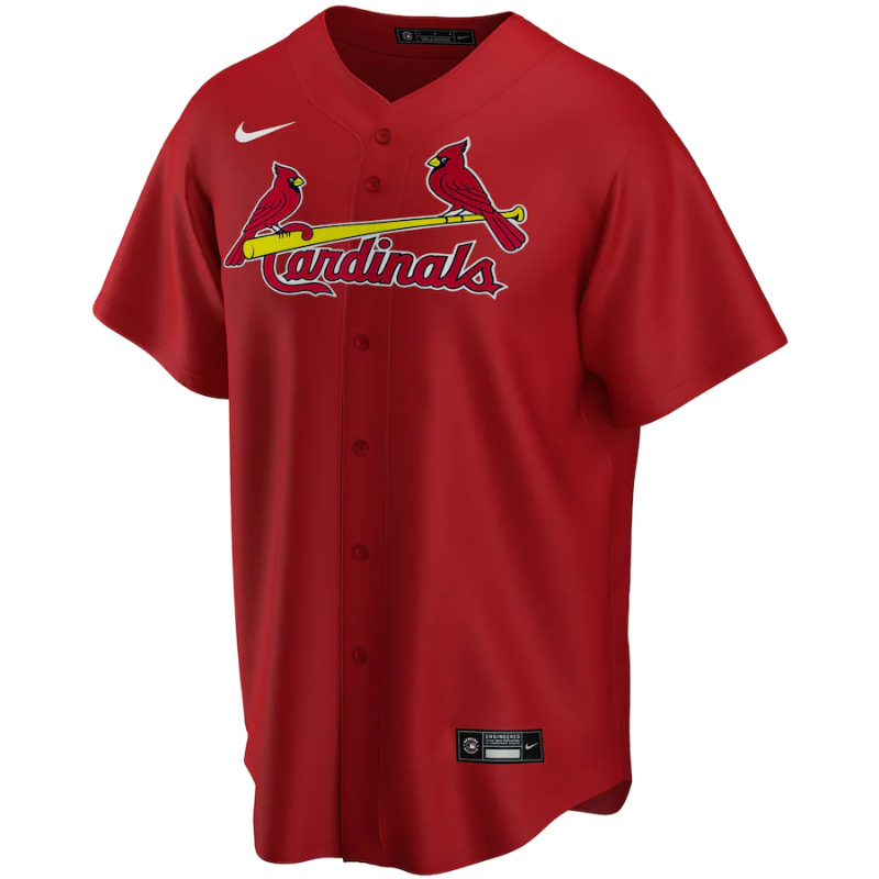 St. Louis Cardinals Red Alternate Team Jersey All Players