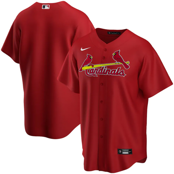 St. Louis Cardinals Red Alternate Team Jersey All Players