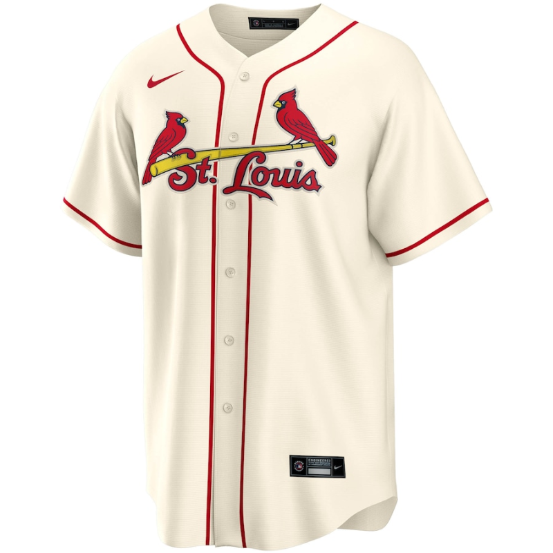 All Players St. Louis Cardinals Cream Alternate Team Custom Jersey