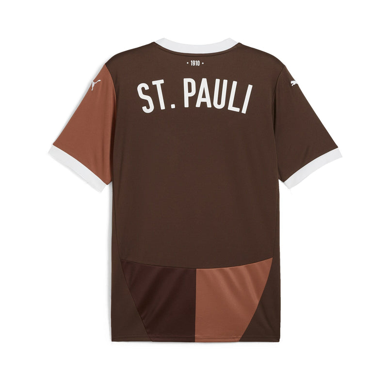 St. Pauli Puma 2024/25 Home Custom Jersey - Brown