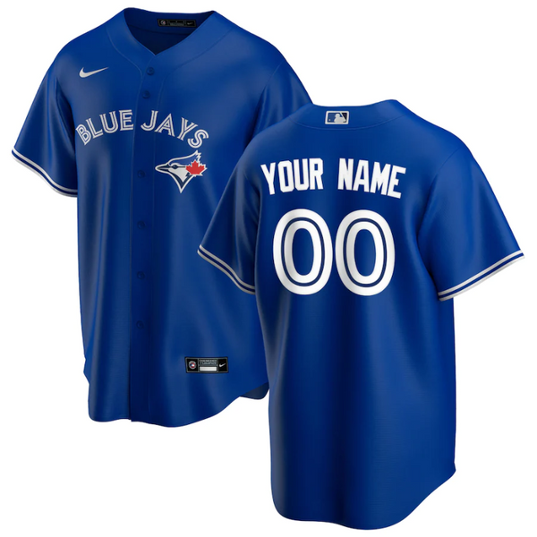 Toronto Blue Jays Royal Custom Jersey - All Genders