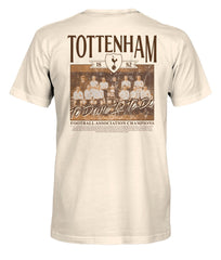 Tottenham Hotspur 1863FC Vintage Photo T-Shirt – Cream
