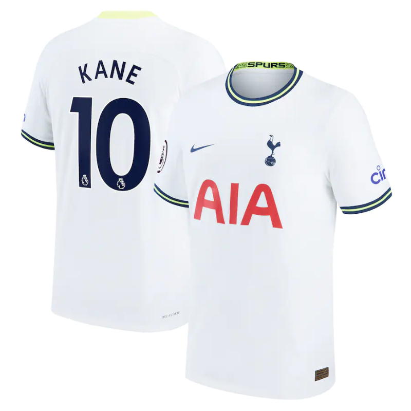 Tottenham Hotspur Home Shirt 2022-23 with Harry Kane 10 printing