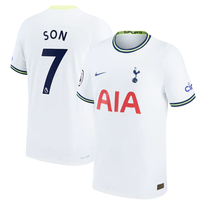 Tottenham Hotspur Home Shirt 2022-23 with Son Heung-min 7 printing