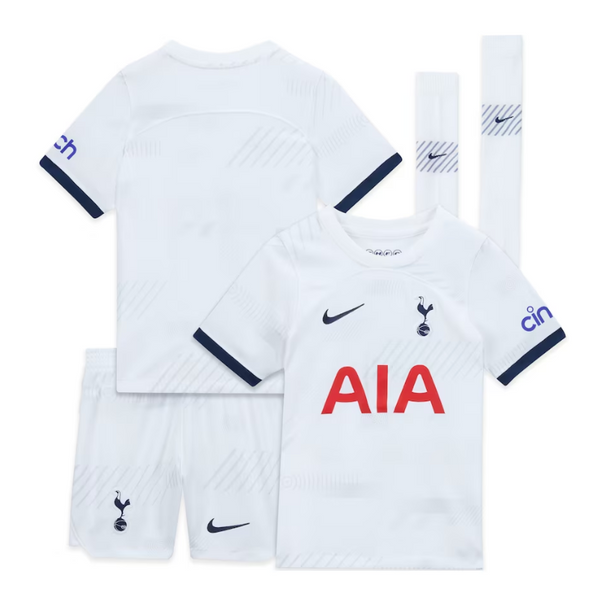 Tottenham Hotspur Nike Home Stadium Kit 2023-24 - Little Kids Custom Jersey - White