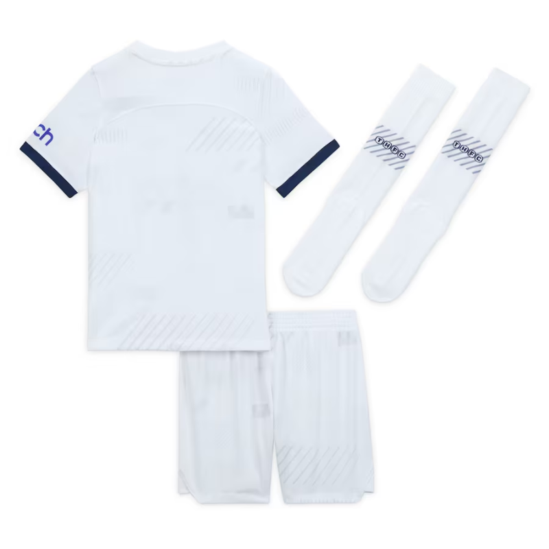 Tottenham Hotspur Nike Home Stadium Kit 2023-24 - Little Kids Custom Jersey - White