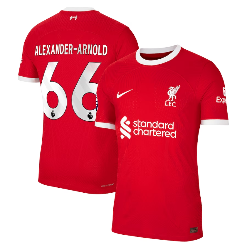 Trent Alexander-Arnold 66 Printing Player Liverpool 2023/24 Home Jersey - Red