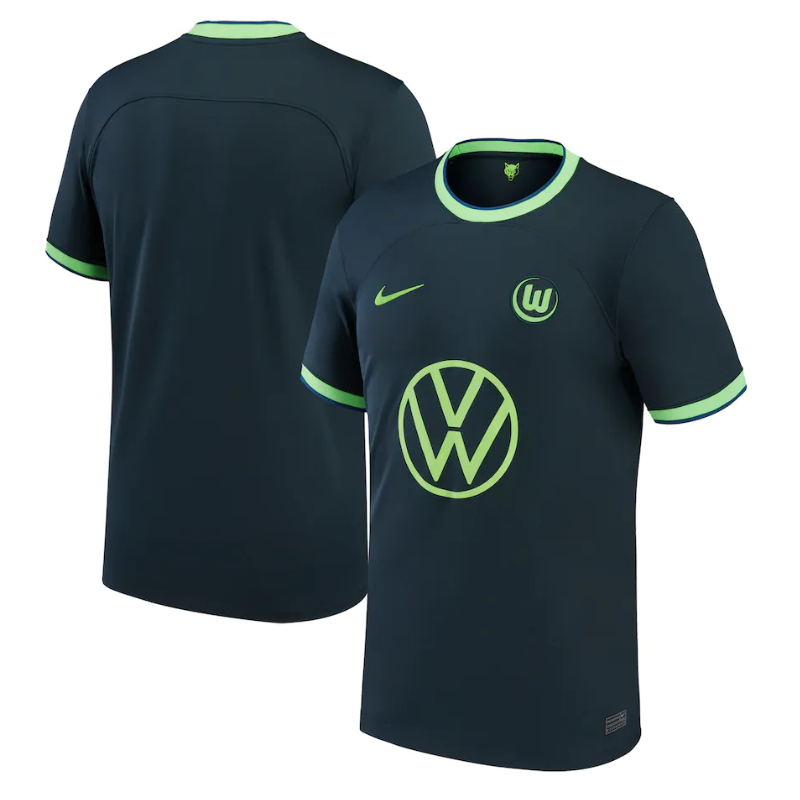 VfL Wolfsburg Away Stadium Shirt 2022-23 Custom Jersey