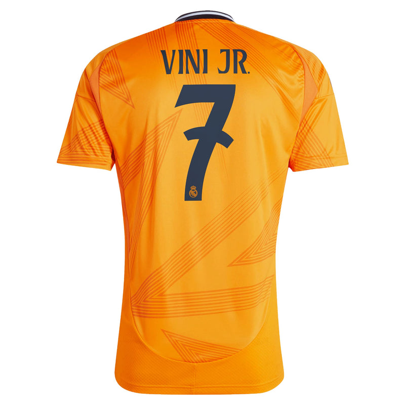 Vini Jr. Real Madrid adidas 2024/25 Away Player Jersey - Orange