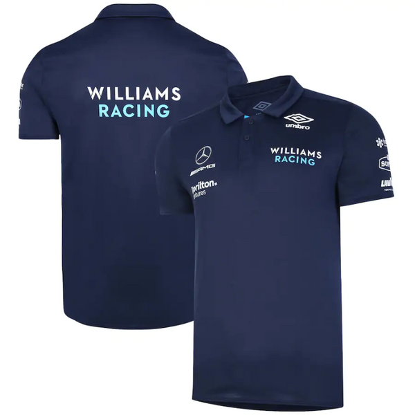 Williams Racing 2022 Team Media Polo - Navy