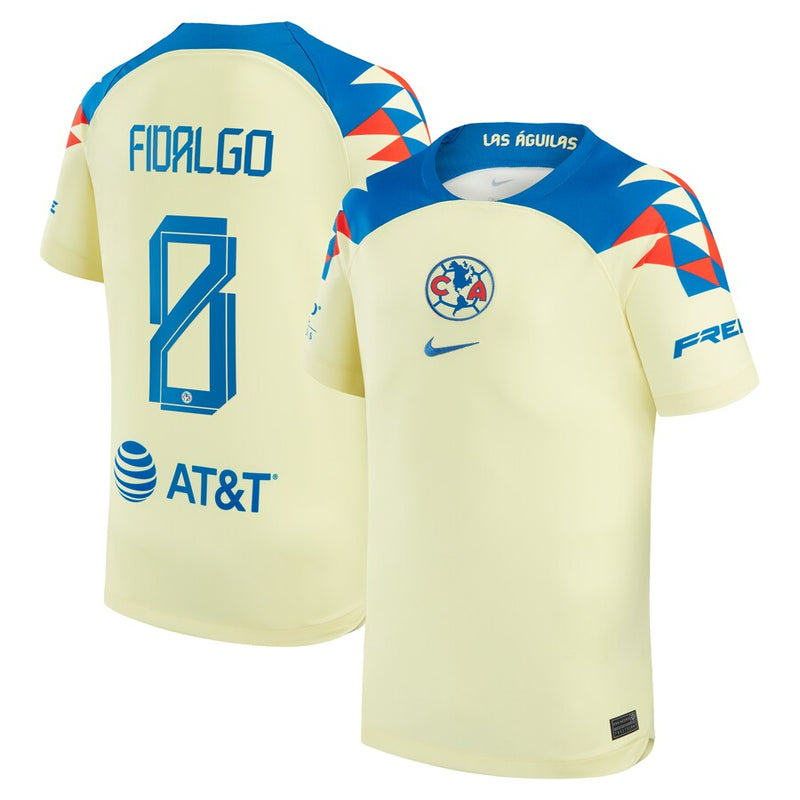 Álvaro Fidalgo Club America Nike Youth Home 2023/24 Replica Jersey - Yellow