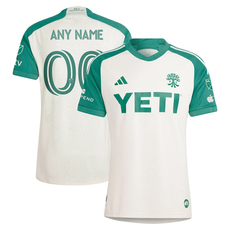 Austin FC adidas 2024 The Armadillo Kit Authentic Custom Jersey – Tan