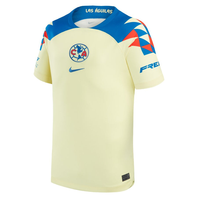 Álvaro Fidalgo Club America Nike Youth Home 2023/24 Replica Jersey - Yellow