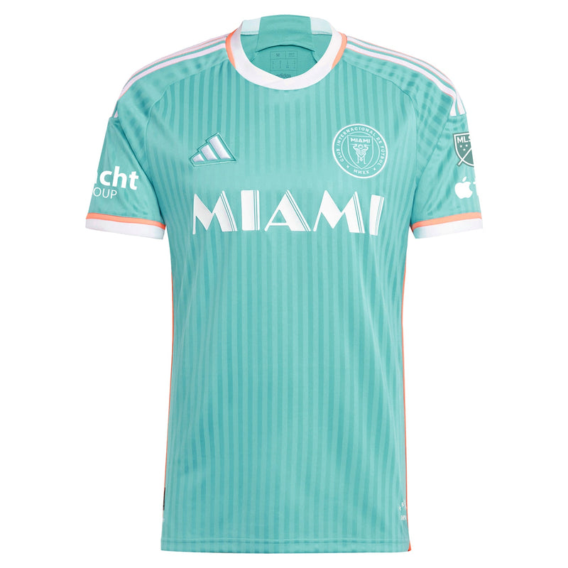 Lionel Messi Inter Miami CF adidas 2024 Archive Jersey - Aqua