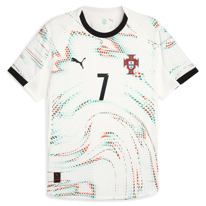 Cristiano Ronaldo Portugal National Team Puma 2025 Away Jersey - White