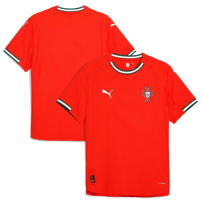 Portugal National Team Puma 2025 Home Customized Jersey - Red