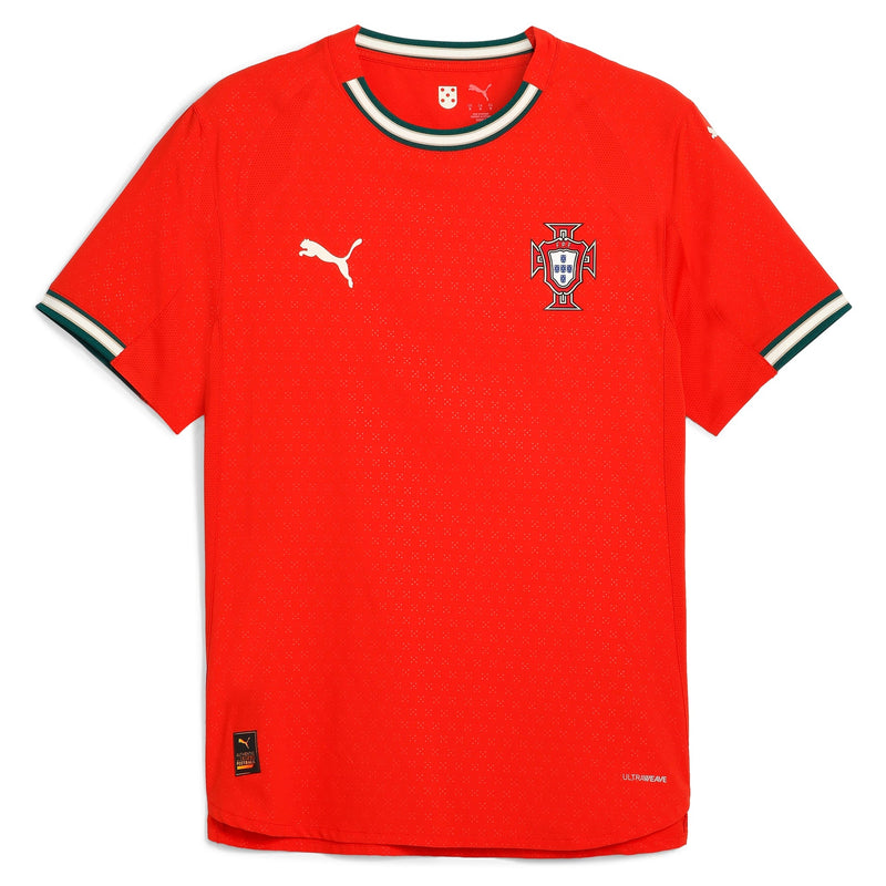 Portugal National Team Puma 2025 Home Customized Jersey - Red