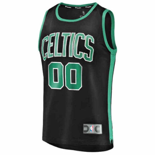 Boston Celtics  2021/22 Custom  Jersey - Black - Image 2