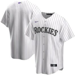 Colorado Rockies 2021/22 Home Custom Jersey – White