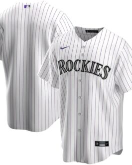 Colorado Rockies 2021/22 Home Custom Jersey – White
