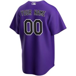 Colorado Rockies 2021/22 Home Custom Jersey – Purple