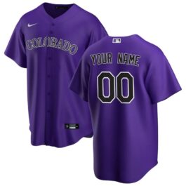 Colorado Rockies 2021/22 Home Custom Jersey – Purple