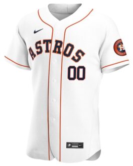 Houston Astros 2021/22 Home Custom Jersey – White