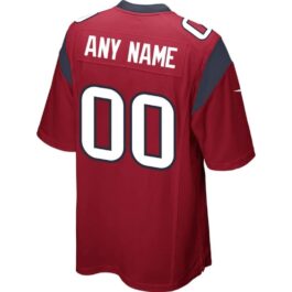 Houston Texans 2021/22 Custom Jersey – Red