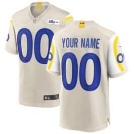 Los Angeles Rams 2021/22 Custom Jersey – Light Bone