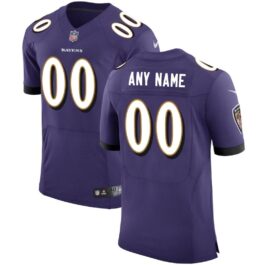 Baltimore Ravens 2021/22 Custom Jersey – Purple