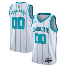 Charlotte Hornets Custom Jersey – White
