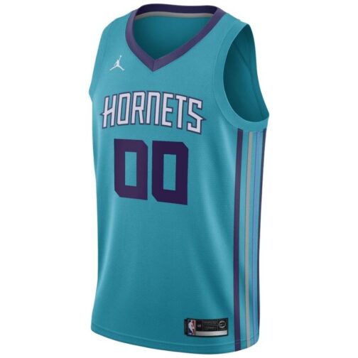Charlotte Hornets Custom Jersey - Blue - Image 2