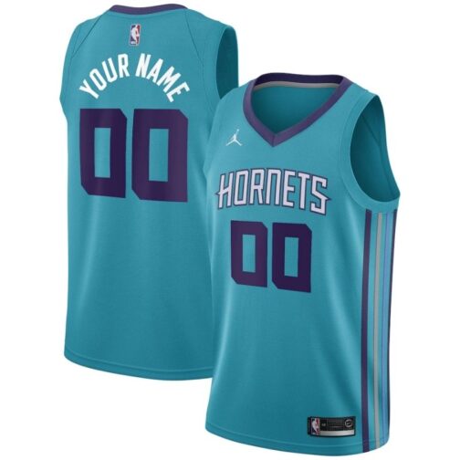 Charlotte Hornets Custom Jersey - Blue