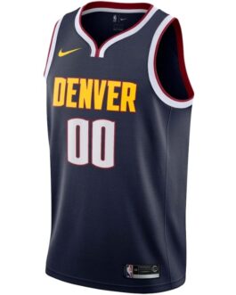 Denver Nuggets Custom Swingman Jersey Navy