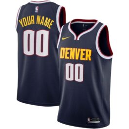 Denver Nuggets Custom Swingman Jersey Navy