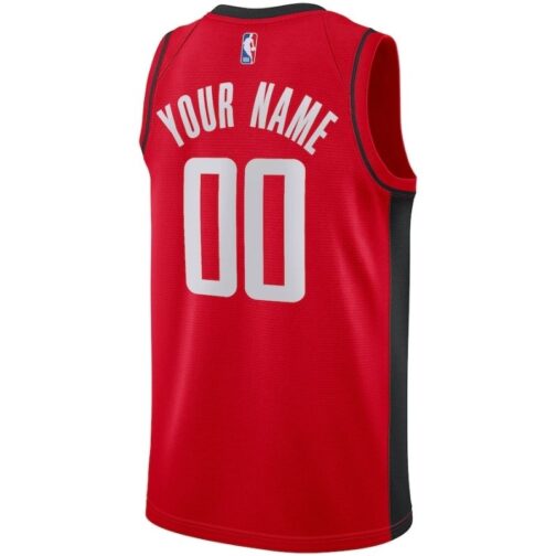 Houston Rockets Custom Jersey 2021-22 with printing - Image 4