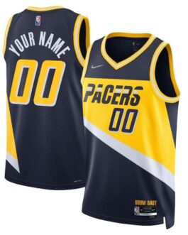 Indiana Pacers Custom Jersey – Blue