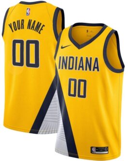 Indiana Pacers Custom Jersey – Yellow