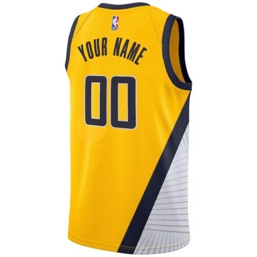 Indiana Pacers Custom Jersey - Yellow - Image 3