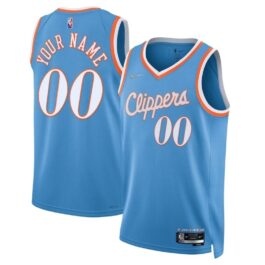 LA Clippers Custom Jersey 2021-22 with printing