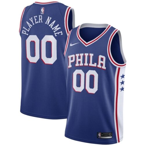 All Players Men’s Philadelphia 76ers Jersey 202122 – Blue