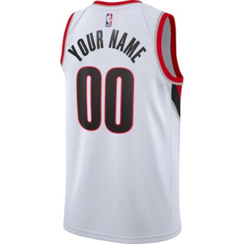 All Player’s  Portland Trail Blazers 2021/22 Swingman Jersey - White - Image 3