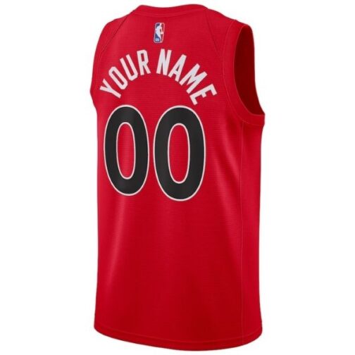 Toronto Raptors Swingman Custom Jersey - Red - Image 2
