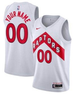 Toronto Raptors Swingman Custom Jersey – White