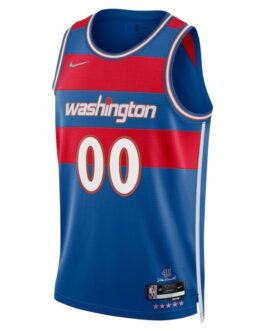 Washington Wizards Royal 2021/22 Swingman Custom Jersey – City Edition