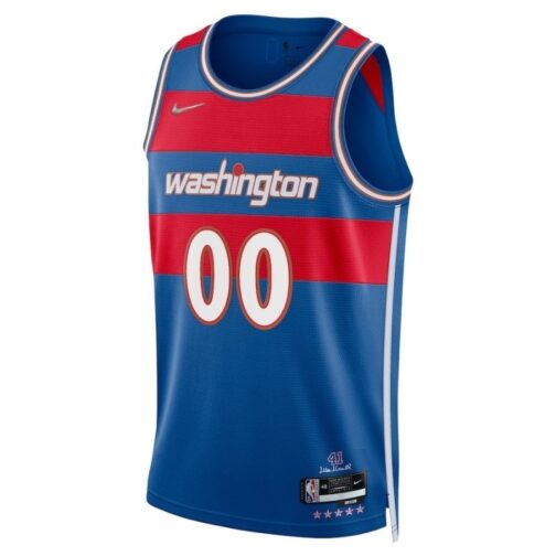 Washington Wizards Royal 2021/22 Swingman Custom Jersey - City Edition - Image 2