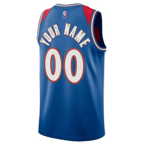 Washington Wizards Royal 2021/22 Swingman Custom Jersey - City Edition - Image 3