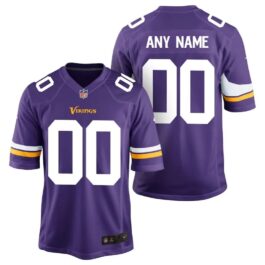 Minnesota Vikings 2021/22 Custom Jersey – Purple
